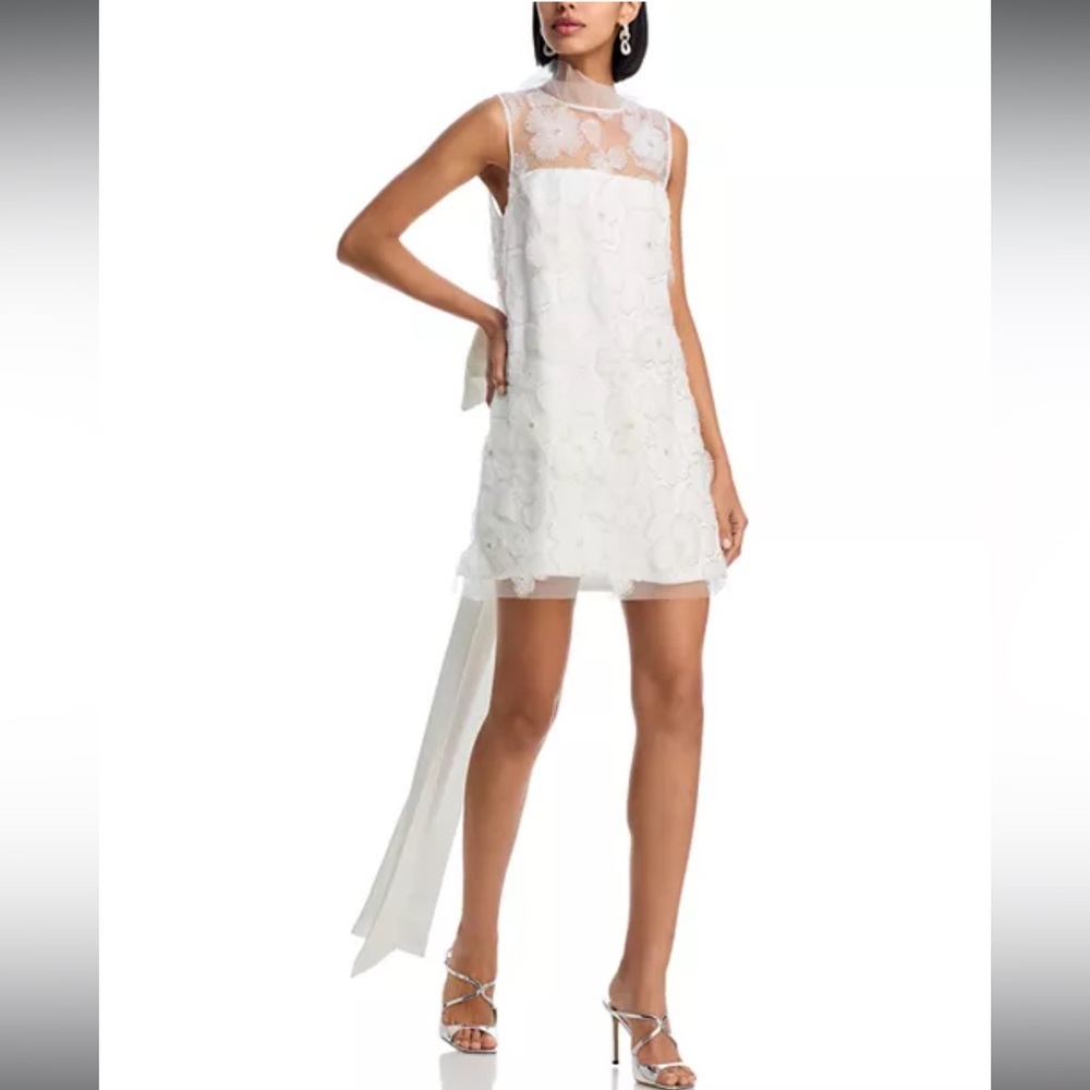NWT Self Portrait Bridal Lace Mini Dress | Size 8